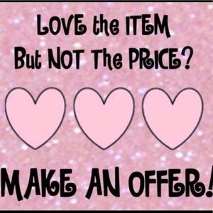 Offers and Counteroffers are Welcome!